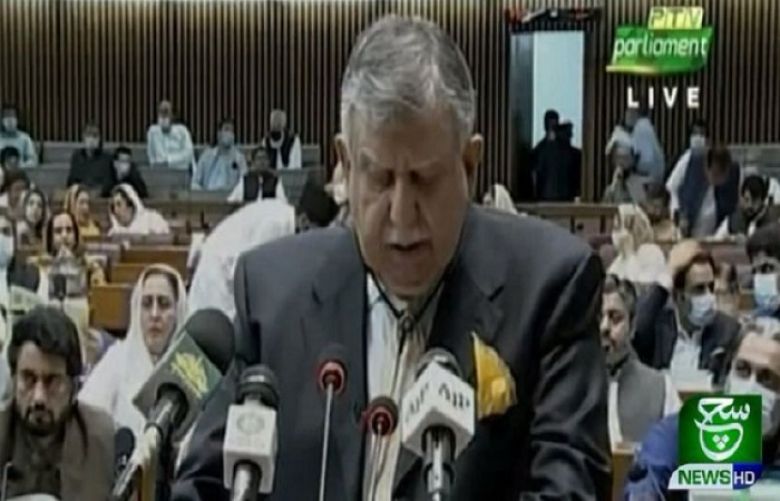 Finance Minister Shaukat Tarin on Friday presented the federal budget for the fiscal year 2021-22 in the National Assembly 