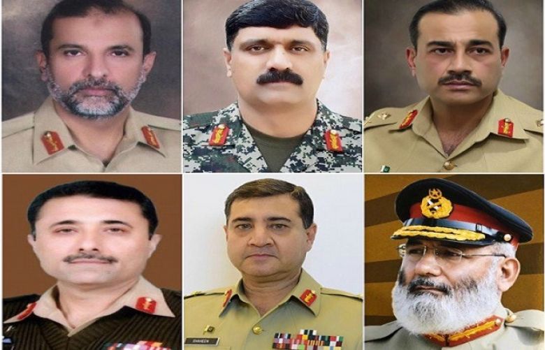 Six Pak Army officers promoted to rank of Lieutenant General