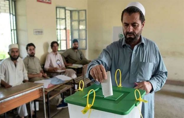 Re-polling underway in 13 districts for LG elections in Khyber Pakhtunkhwa
