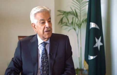 Defence Minister Khawaja Asif