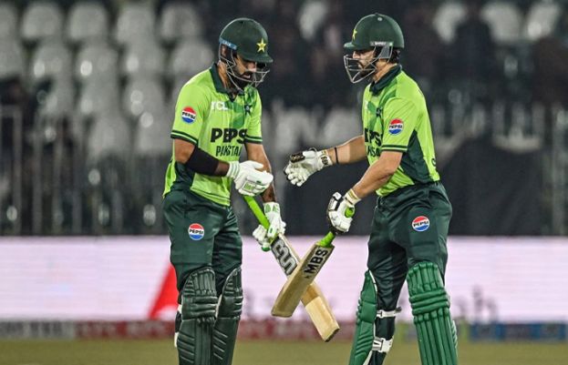 Salman Agha shines as Pakistan set 300 target for Sri Lanka in first ODI