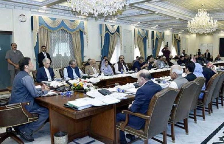 Prime Minister Imran Khan is chairing a meeting of the federal cabinet