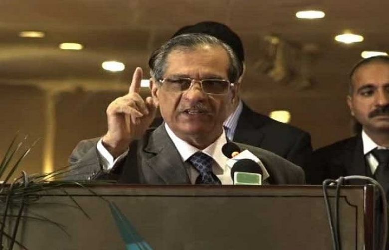 Chief Justice of Pakistan (CJP) Mian Saqib Nisar