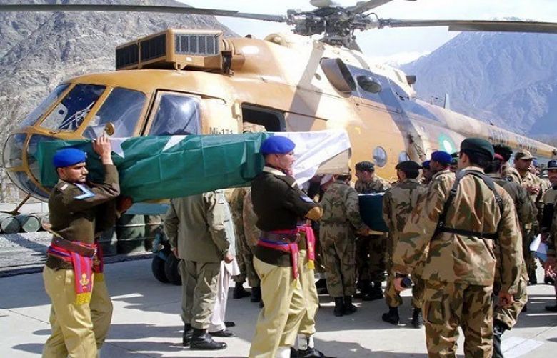 Funeral for 3 army personnel martyred in Siachen avalanche