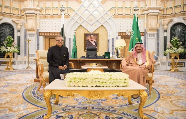 President Alvi, Saudi King discuss matters of mutual interest
