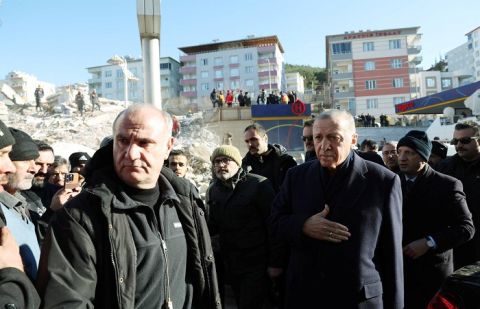 Turkey's Erdogan vows to rebuild after quake, rescue work winds down