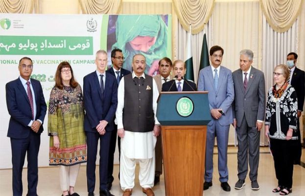 PM Shehbaz kicks off nationwide anti-polio drive