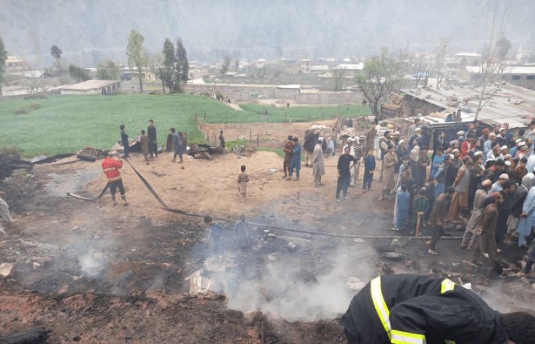 Fire in Lower Kohistan’s Pattan kills 10 including children and women