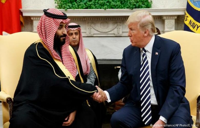 Donald Trump and Prince Mohammed bin Salman
