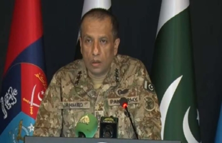 ISPR DG addresses press conference on security situation in Balochistan