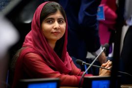 Malala announces scholarship for Palestinian students