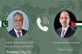 Ishaq Dar, Jordan’s Ayman Safadi Discuss Regional Situation