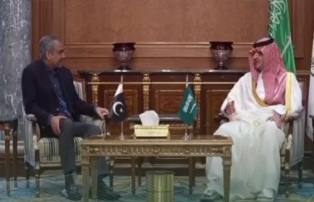In meeting with Naqvi, Saudi counterpart lauds Pakistan's regional de-escalation efforts