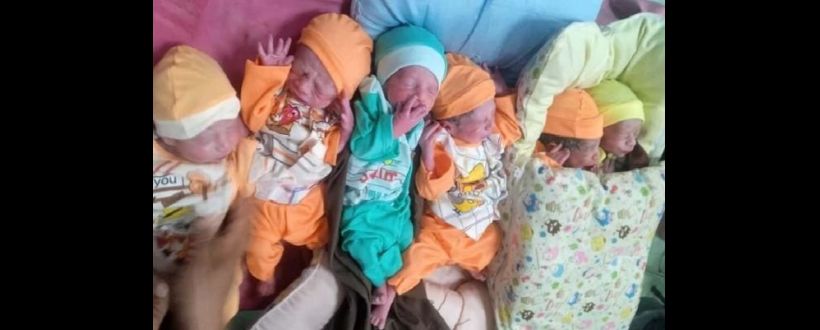 Woman gives birth to healthy sextuplets in Rawalpindi