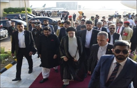 Iranian President Raisi arrives in Karachi on third leg of Pakistan visit