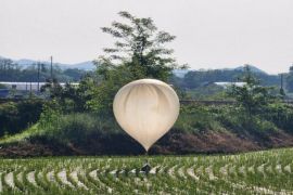North Korea sends balloons with trash into South, again