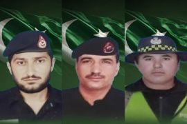 Three traffic police personnel martyred in Tank gun attack