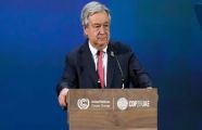 At COP28, UN chief says ending fossil fuel use only way to save burning planet