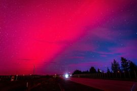 Second night of auroras seen amid ‘extreme’ solar storm