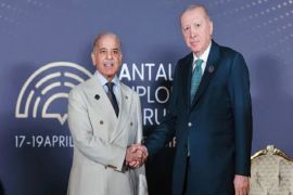 Turkish President Erdogan hails PM Shehbaz's Mideast peace efforts at diplomacy forum