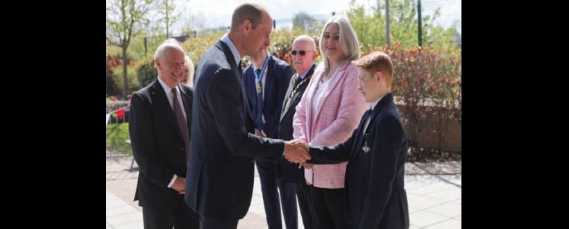 Prince William makes first public appearance after his, Kate Middleton's new titles