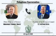 PM Shehbaz, President European Council discuss Middle East situation