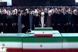 Funeral prayers for Iranian Supreme Leader Khamenei, family members offered in Tehran