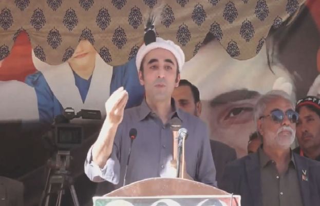 بلاول بھٹو کا شگر میں جلسے سے خطاب کر رہے ہیں