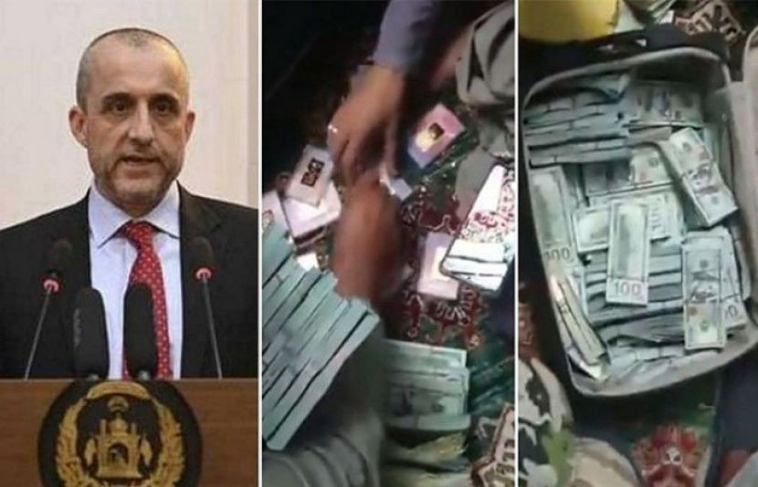 سابق افغان نائب صدر امراللہ صالح کے گھر سے لاکھوں ڈالرز اور سونے کی اینٹیں برآمد