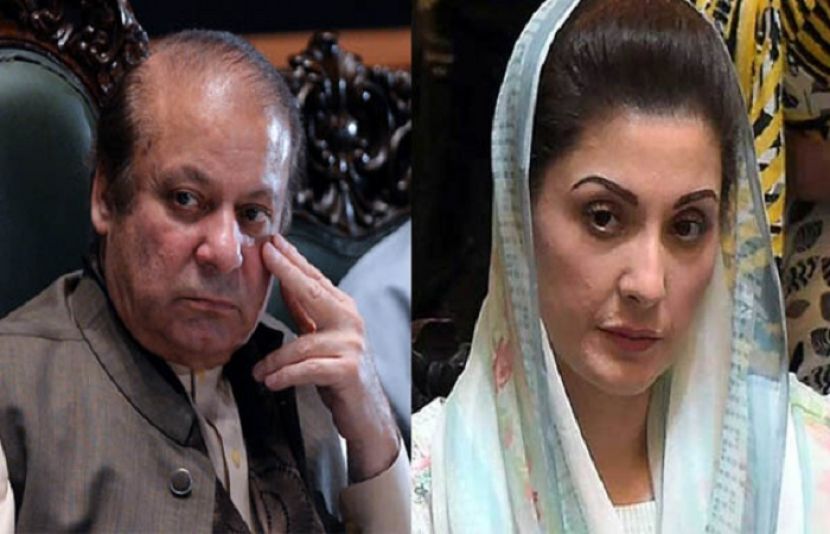 مسلم لیگ (ن) کی نائب صدر مریم نواز اور سابق وزیر اعظم نواز شریف
