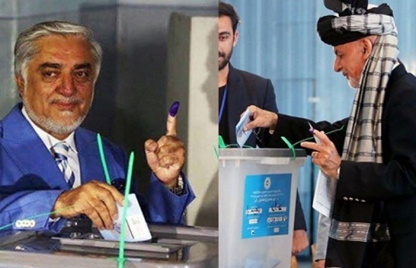 افغانستان میں صدارتی انتخاب کے لیے ملک بھر میں ووٹنگ کے عمل کا پہلا مرحلہ مکمل ہو گیا ہے