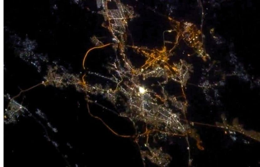 خلا سے مسجد الحرام کا روح پرور منظر