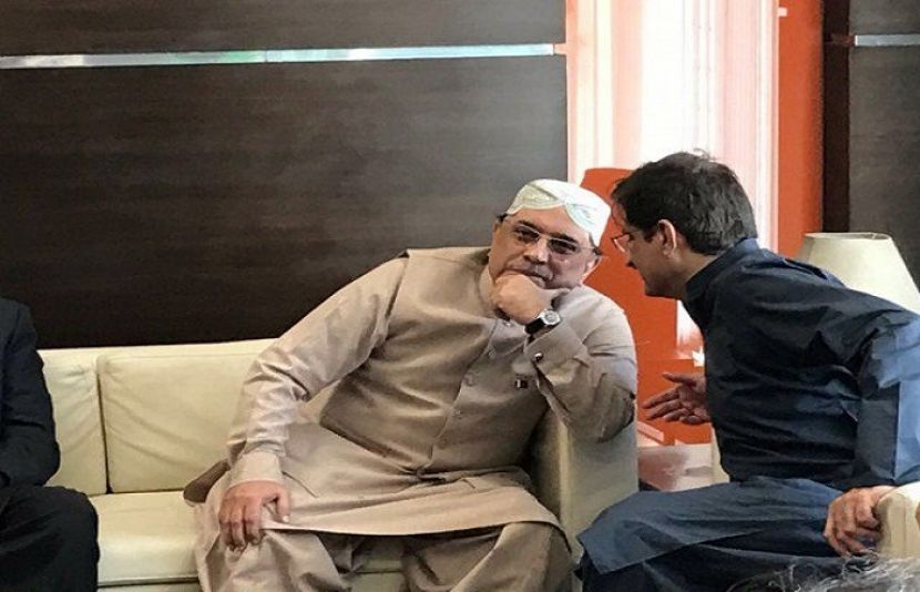 سابق صدر آصف علی زرداری اور وزیراعلیٰ سندھ مراد علی شاہ