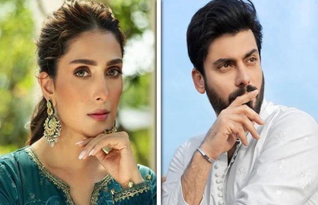 پاکستان کے دو بڑے سپرسٹارز فواد خان اور عائزہ خان پہلی بار ایک ساتھ اسکرین پردکھائیں دیں گے