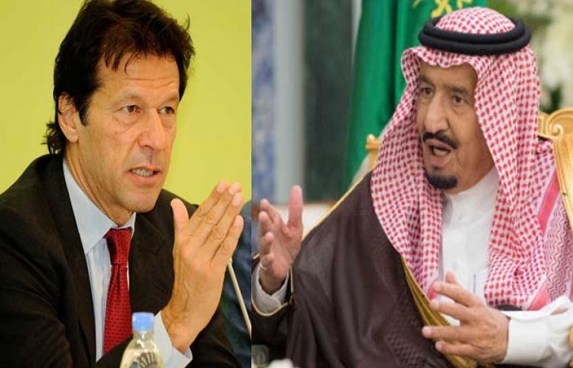 وزیراعظم عمران خان اور سعودی ولی عہد شاہ سلمان بن عبدالعزیز