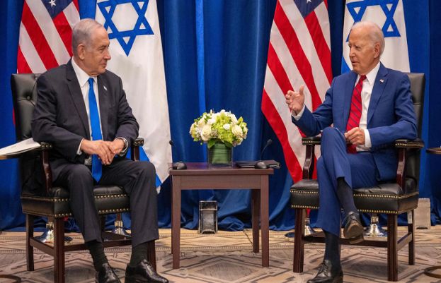امریکی صدر جوبائیڈن اور اسرائیلی وزیر اعظم نیتن یاہو
