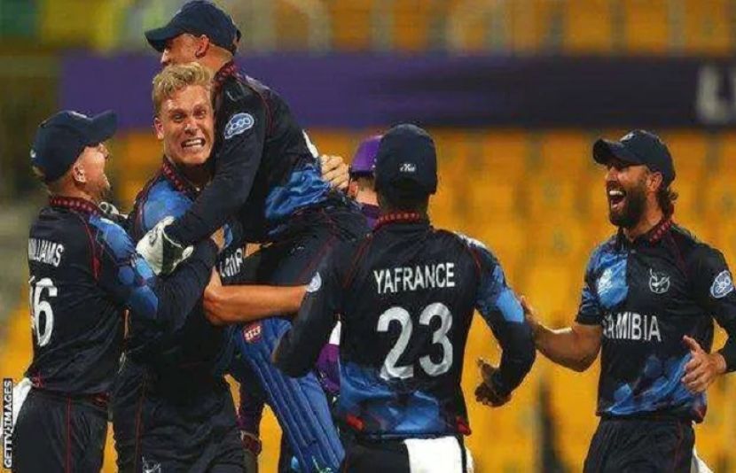 نمیبیا کی تاریخی کامیابی، جنوبی افریقہ کو ناک آؤٹ کر دیا