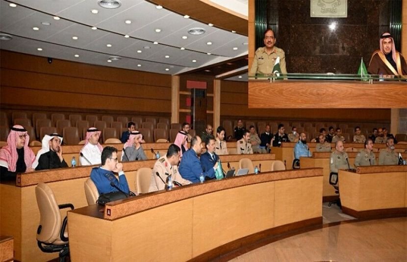 پاکستان اور سعودی عرب کے درمیان دفاعی تعاون کا تیسرا اجلاس جی ایچ کیو راولپنڈی میں منعقد ہوا