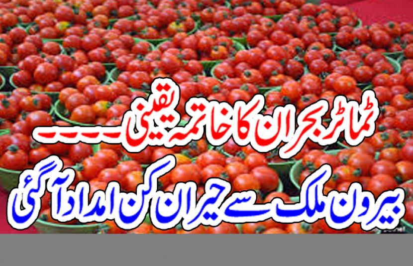 ایران کے بعد افغانستان سے بھی ٹماٹر پاکستان پہنچ گئے