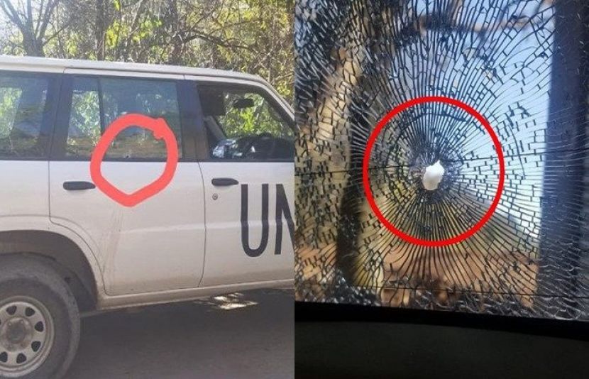 بھارتی فوج نے لائن آف کنٹرول (ایل او سی) کے چری سیکٹر پر اقوام متحدہ کی گاڑی پر بلااشتعال فائرنگ کی ہے۔