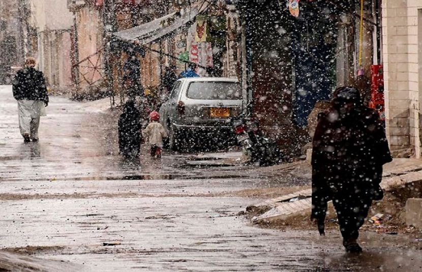 بلوچستان  میں بارش اور برفباری کا نیا سلسلہ شروع