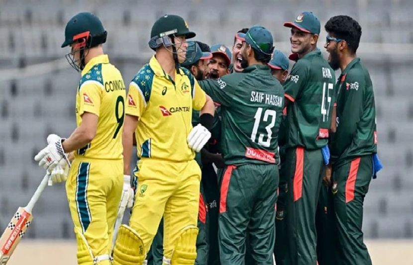 بنگلادیش نے آسٹریلیا کو ون ڈے سیریز میں شکست دے دی