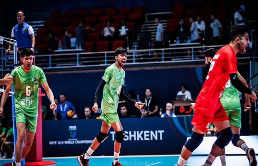 انڈر19 ورلڈ چیمپئن شپ میں پاکستان والی بال ٹیم کی کامیابی