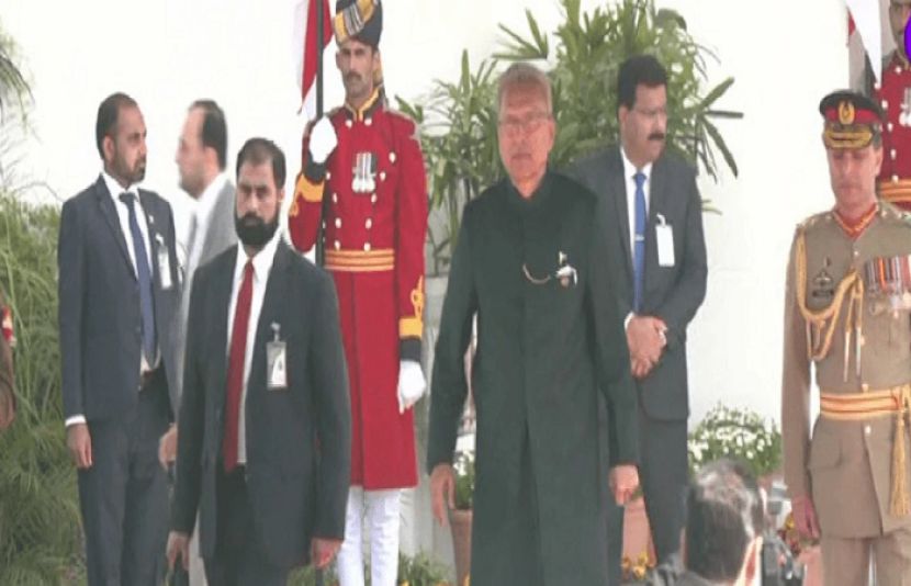 صدر مملکت ڈاکٹر عارف علوی کے اعزاز میں الوداعی گارڈ آف آنر پیش