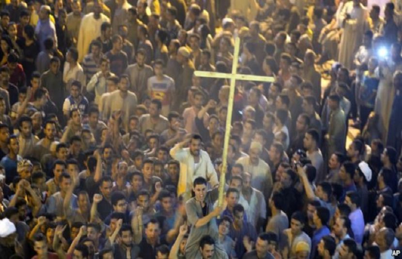 منیا میں پیش آنے والے واقعے کے خلاف قبطی مسیحی سراپا احتجاج ہیں