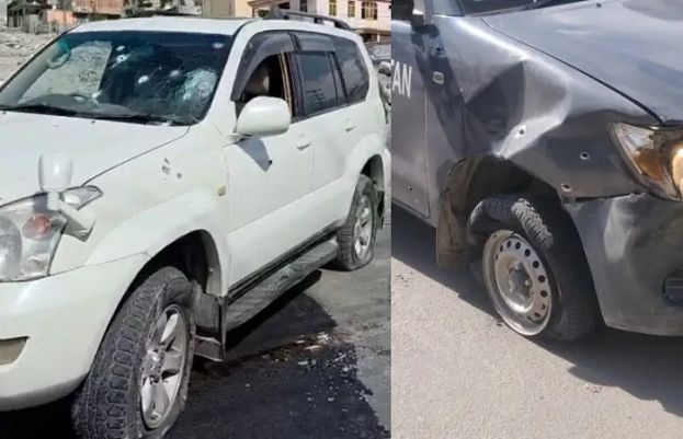 گلگت: امیراہلسنت والجماعت قاضی نثار احمد کی گاڑی پر فائرنگ، سیکورٹی اہلکار زخمی