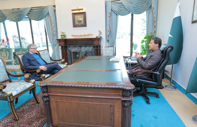بل گیٹس کی وزیر اعظم عمران خان سے ملاقات، پولیو کے خاتمہ اور دوسرے اہم موضوعات پرتبادلہ خیال