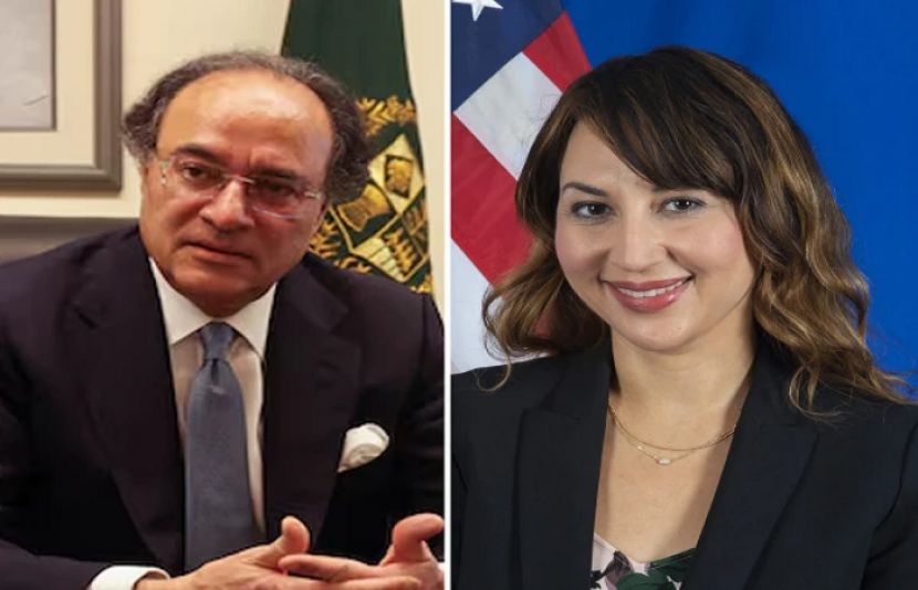 وزیرخزانہ سے امریکی ناظم الامور کی ملاقات، دو طرفہ تجارت اور سرمایہ کاری کو فروغ دینے کا عزم