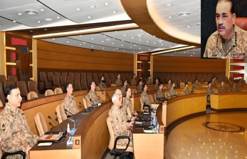 جنرل ہیڈکوارٹرز میں چیف آف ڈیفنس فورسز اور آرمی چیف فیلڈ مارشل عاصم منیر کی زیر قیادت 273ویں کور کمانڈرز کانفرنس منعقد ہو رہی ہے