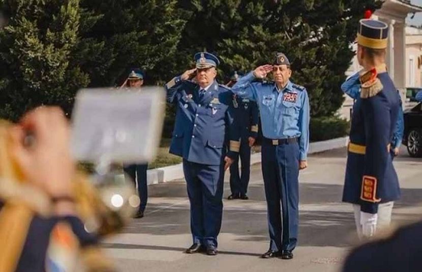 ائیر چیف مارشل ظہیر احمد بابر سدھو کا رومانیہ کا دورہ